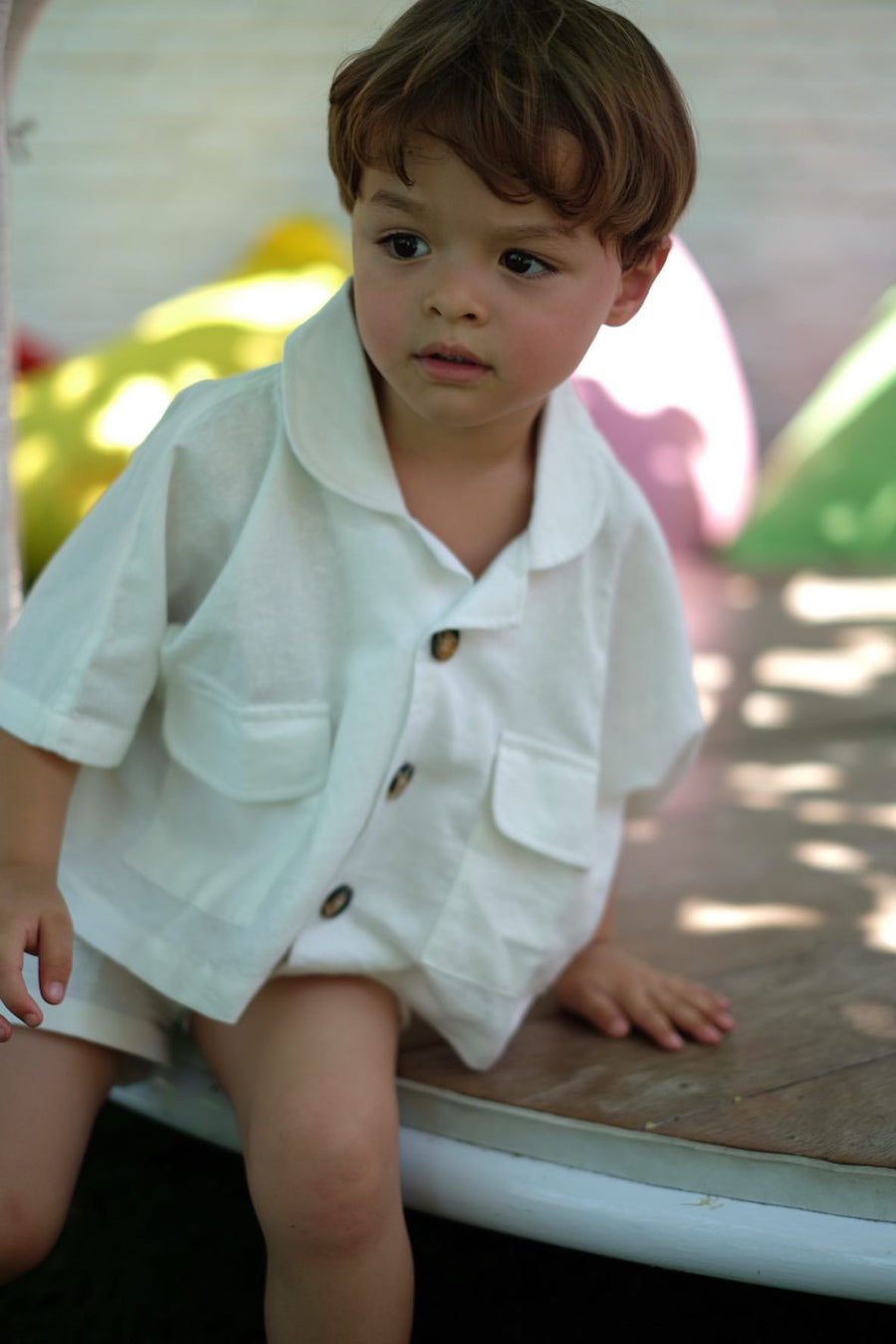 Ivory KELLEY Linen Oversized Set