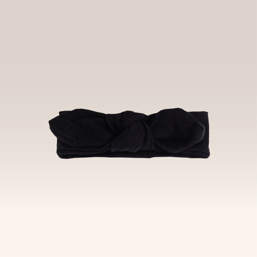 Black Eva Bow Hair Band