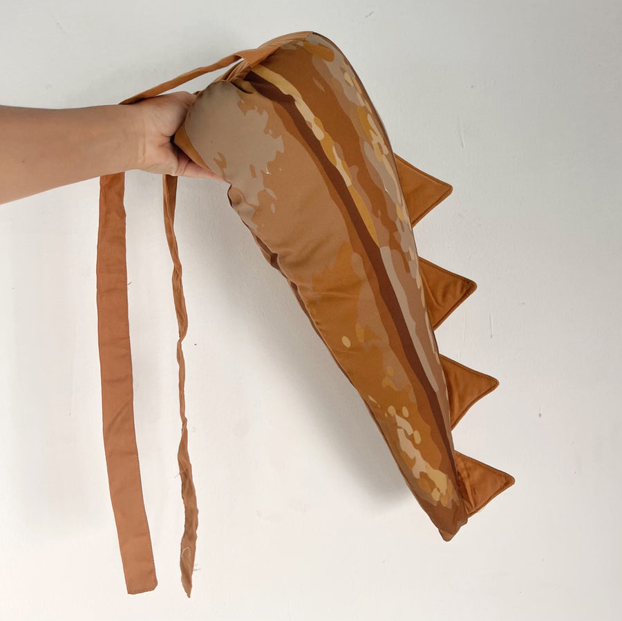 Brown Dragon Fabric Tail