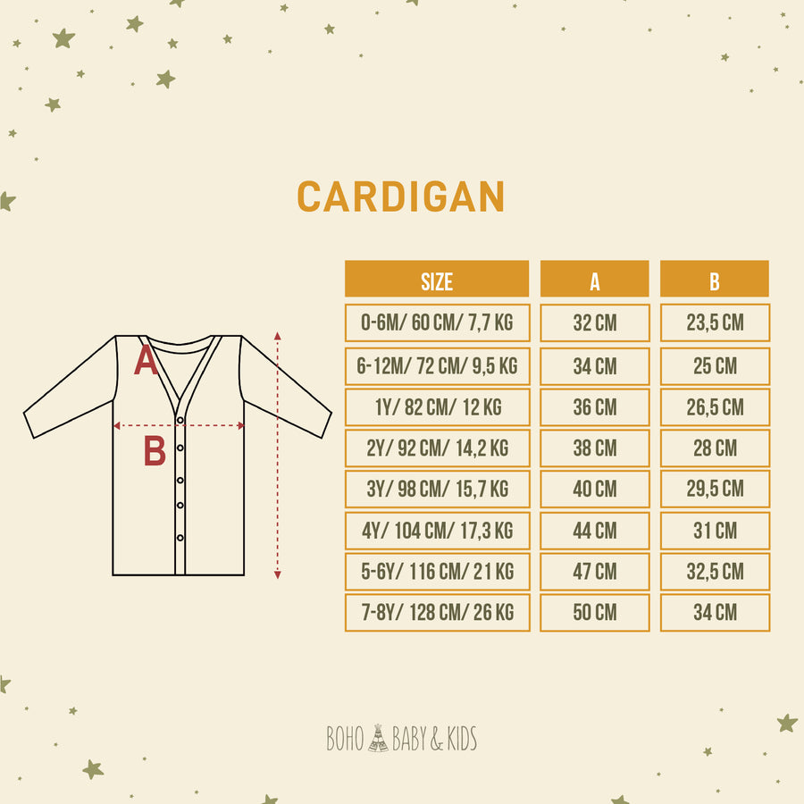Space 100% Cotton Ribbed Cardigan