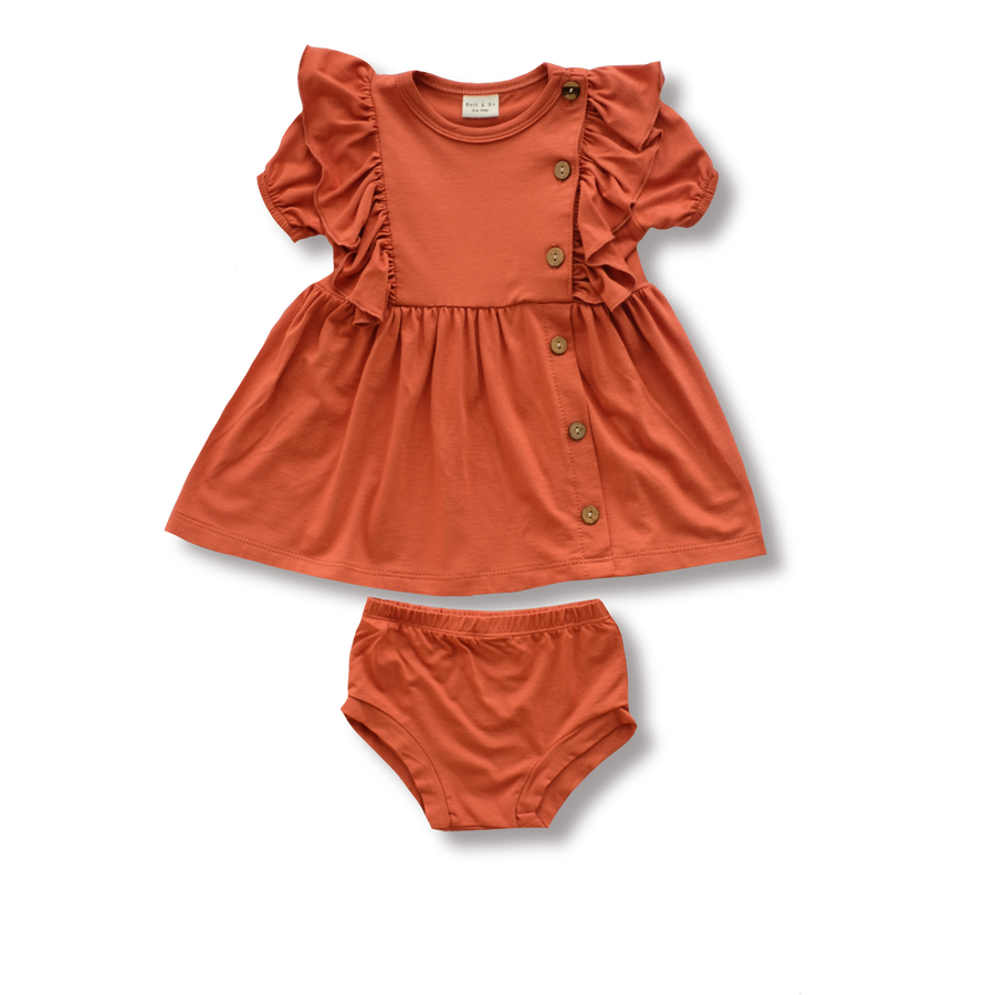 Coral Clay EIRA Dress