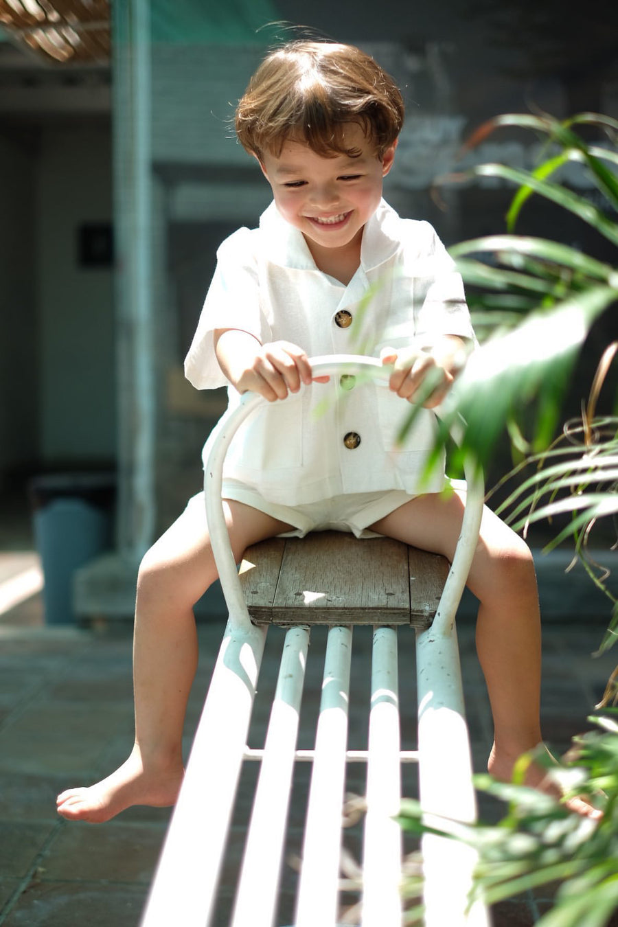 Ivory KELLEY Linen Oversized Set