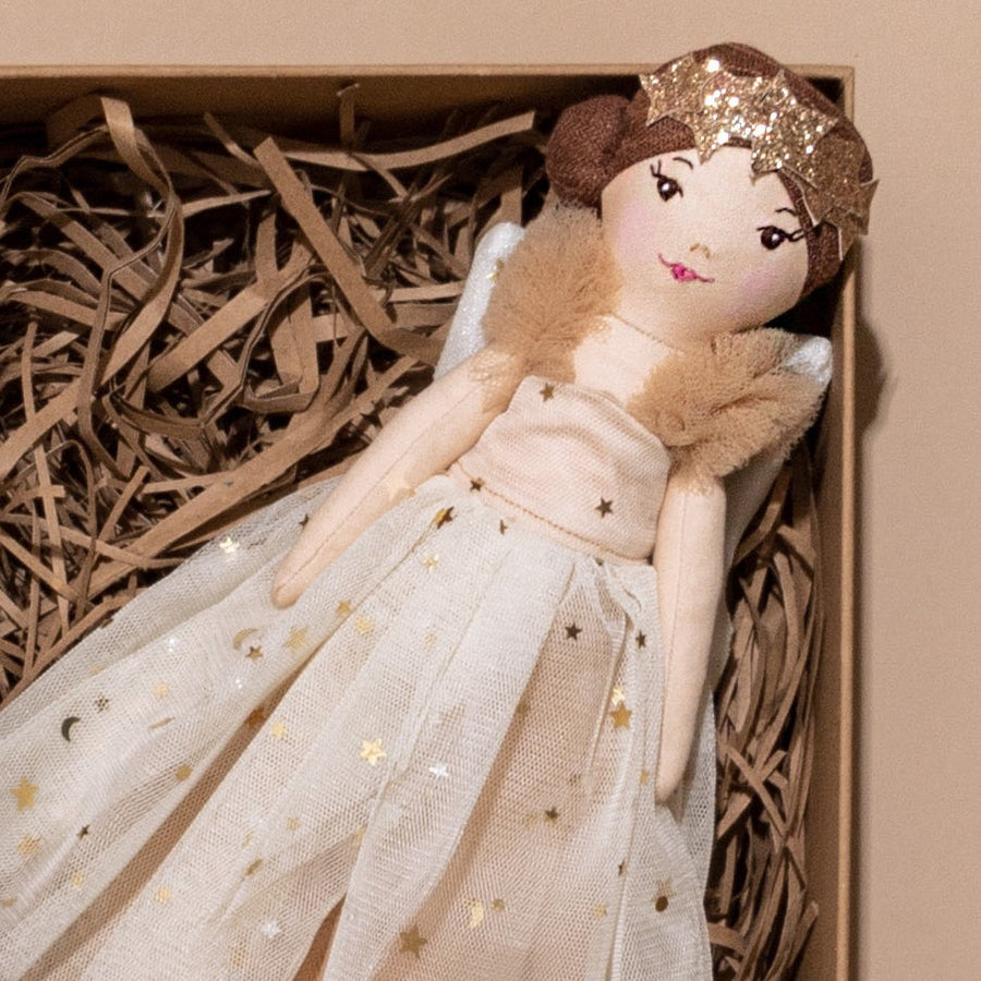 Golden Fairy GERTIE Rag Doll