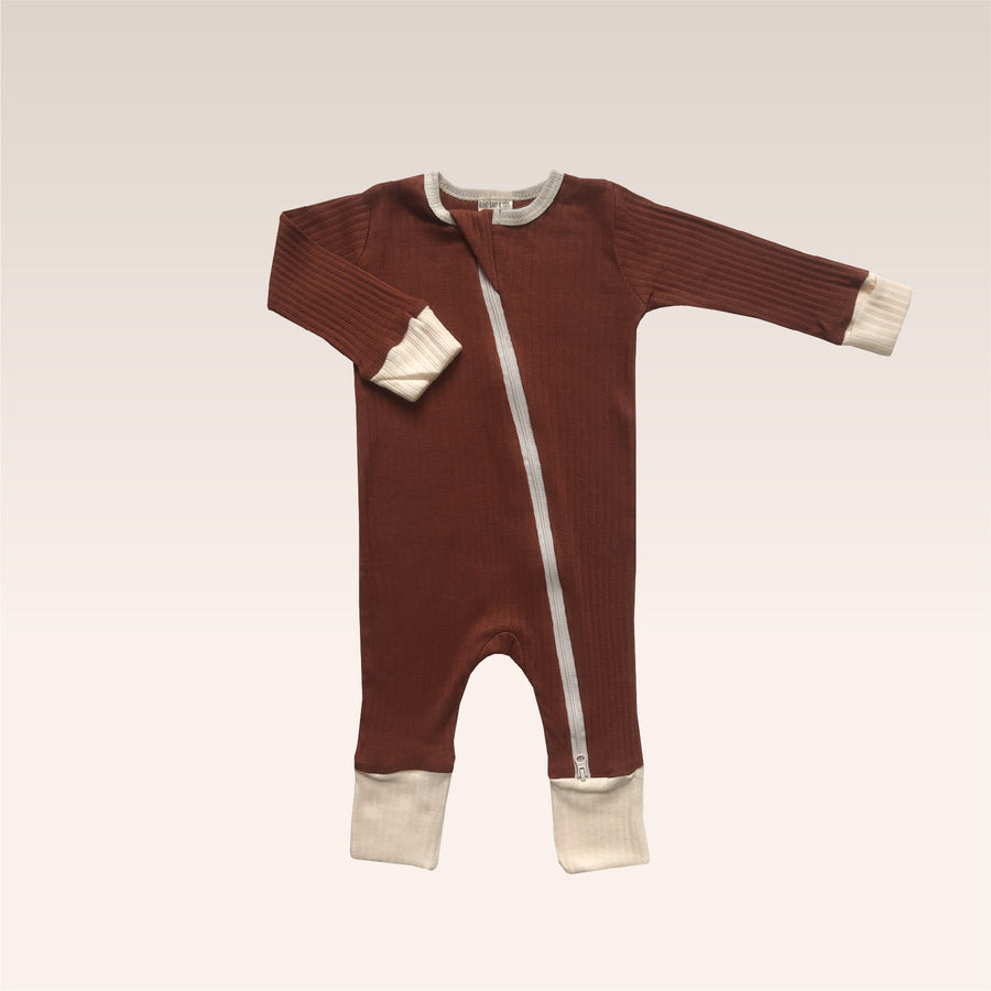 Gingerbread Sleepsuit Zipper