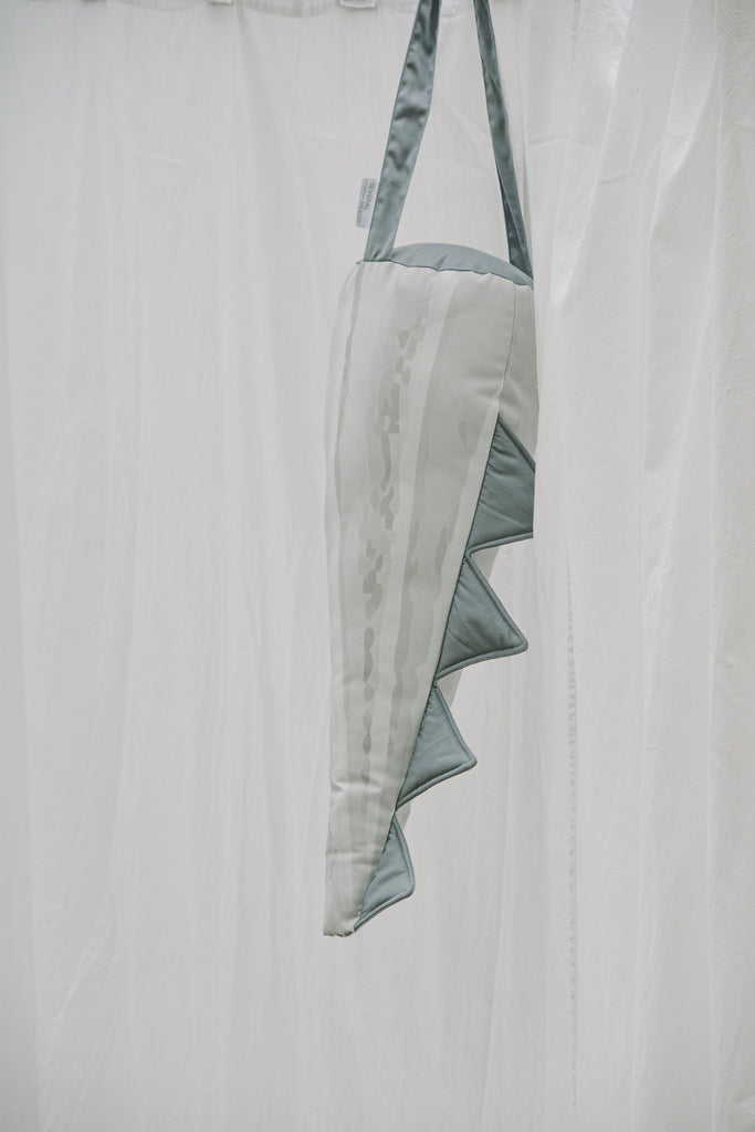 Grey Dragon Fabric Tail