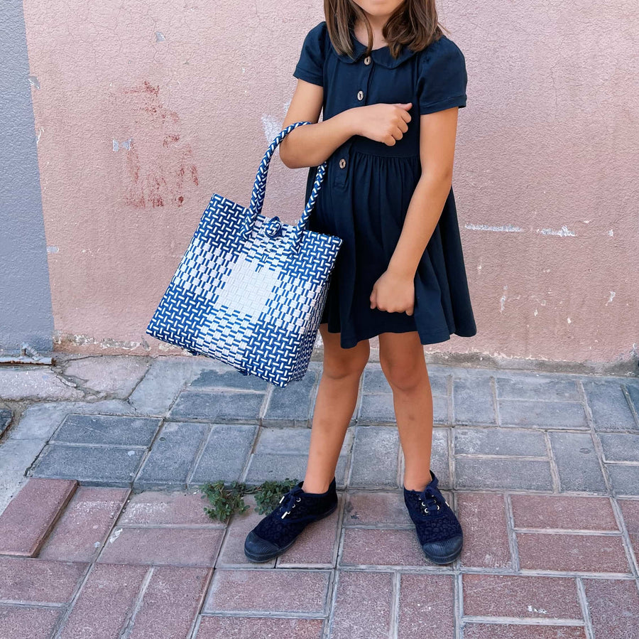 The Hound SMALL - Blue & White