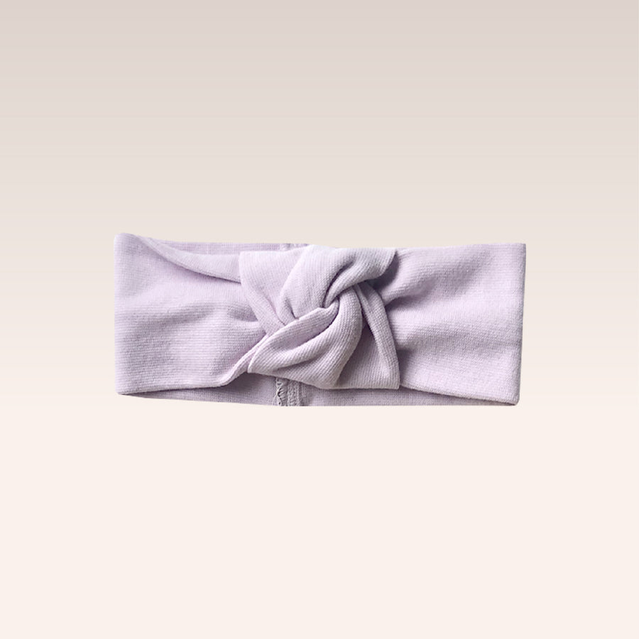 Lilac Knot Bow Hair Band