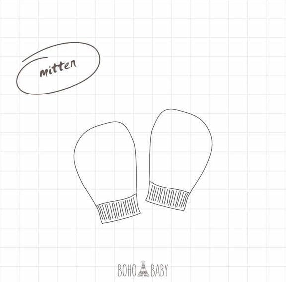 Rose Mitten & Socks