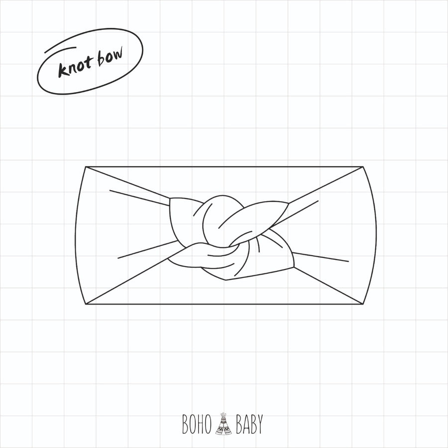 Beetle Knot Bow Hair Band
