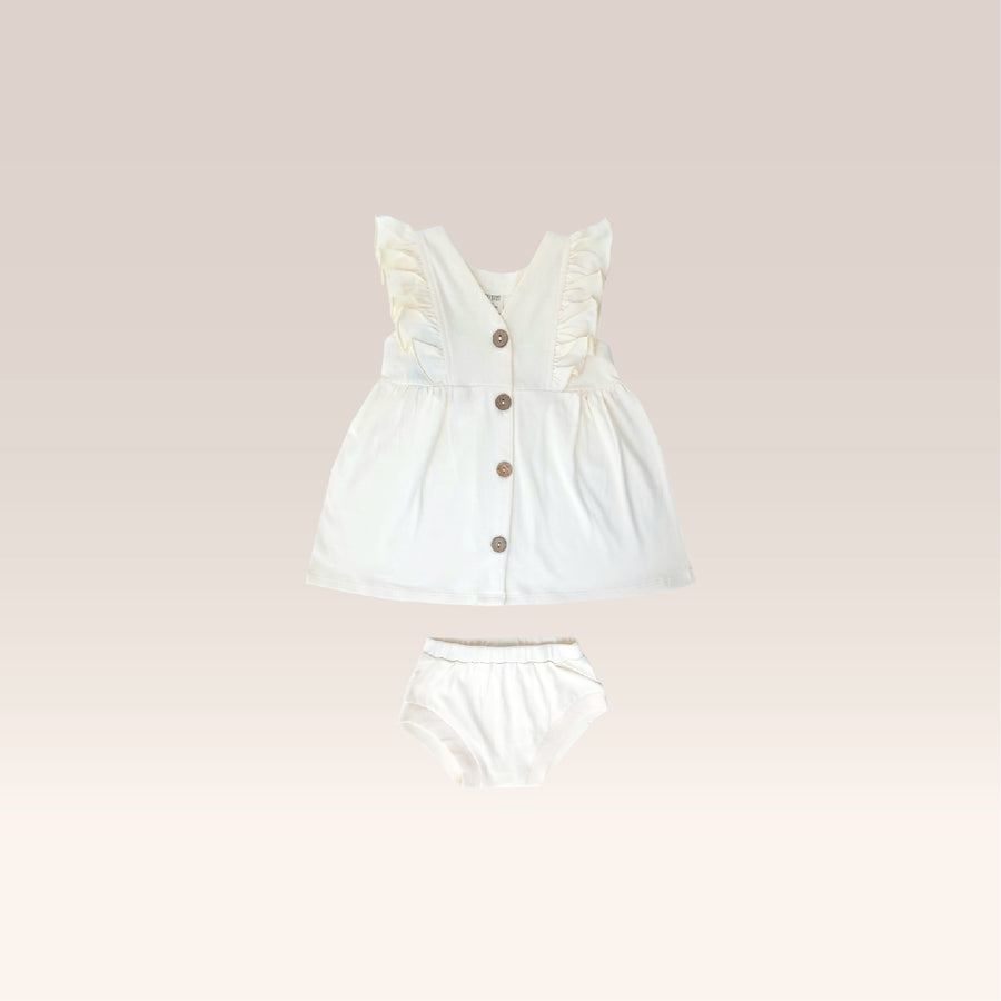 Rice Febe Ruffle Dress