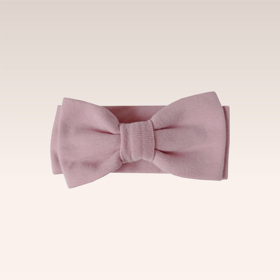 Rose Bow Hair Band 100% Cotton