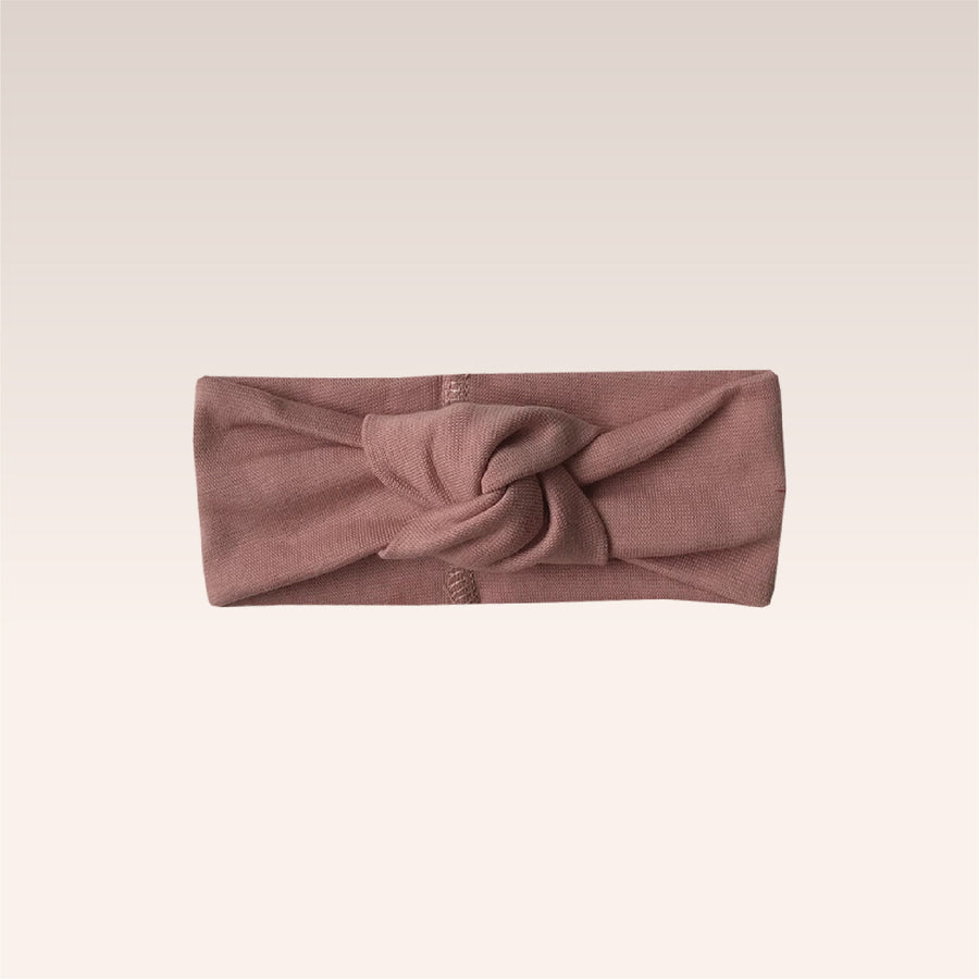 Rosy Knot Bow Hair Band