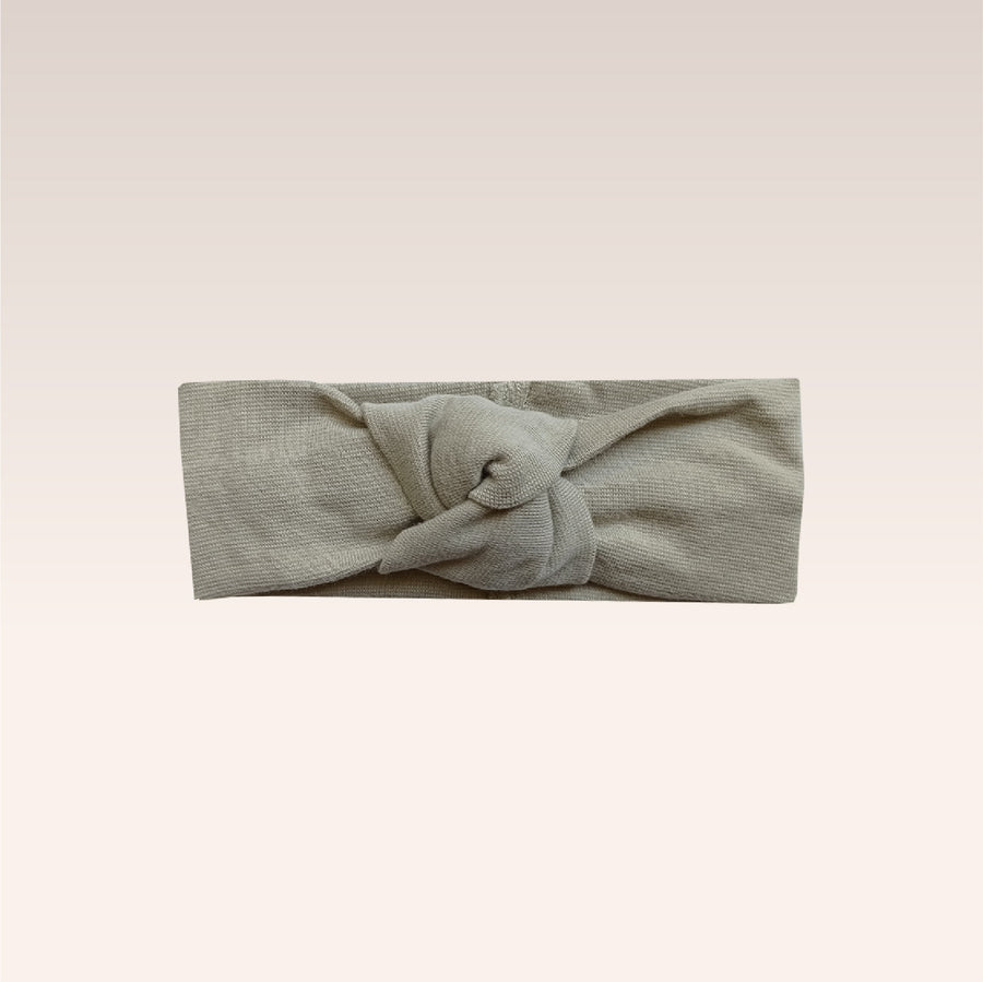 Smoke Knot Bow Hair Band 100% Cotton