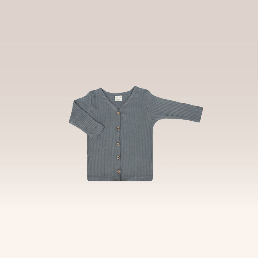 Stardust 100% Cotton Ribbed Cardigan