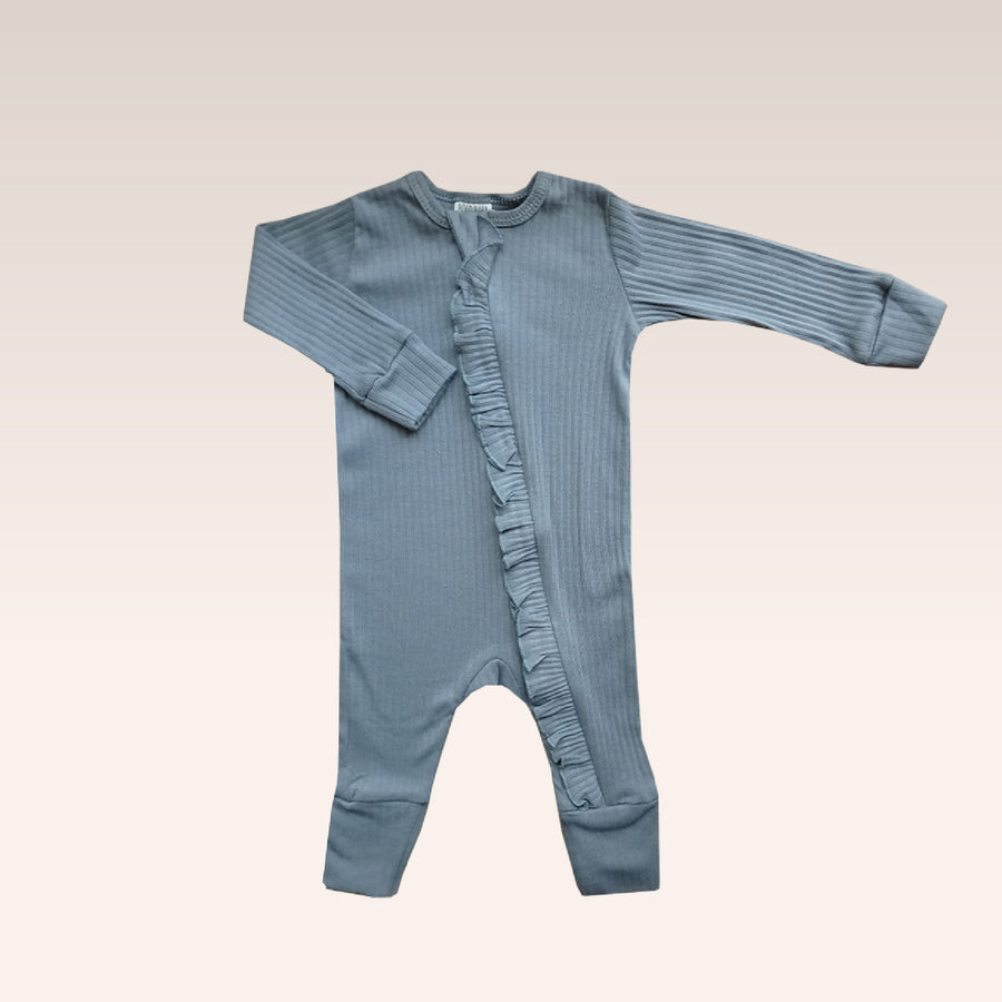 Stardust Sleepsuit Ruffle Zipper