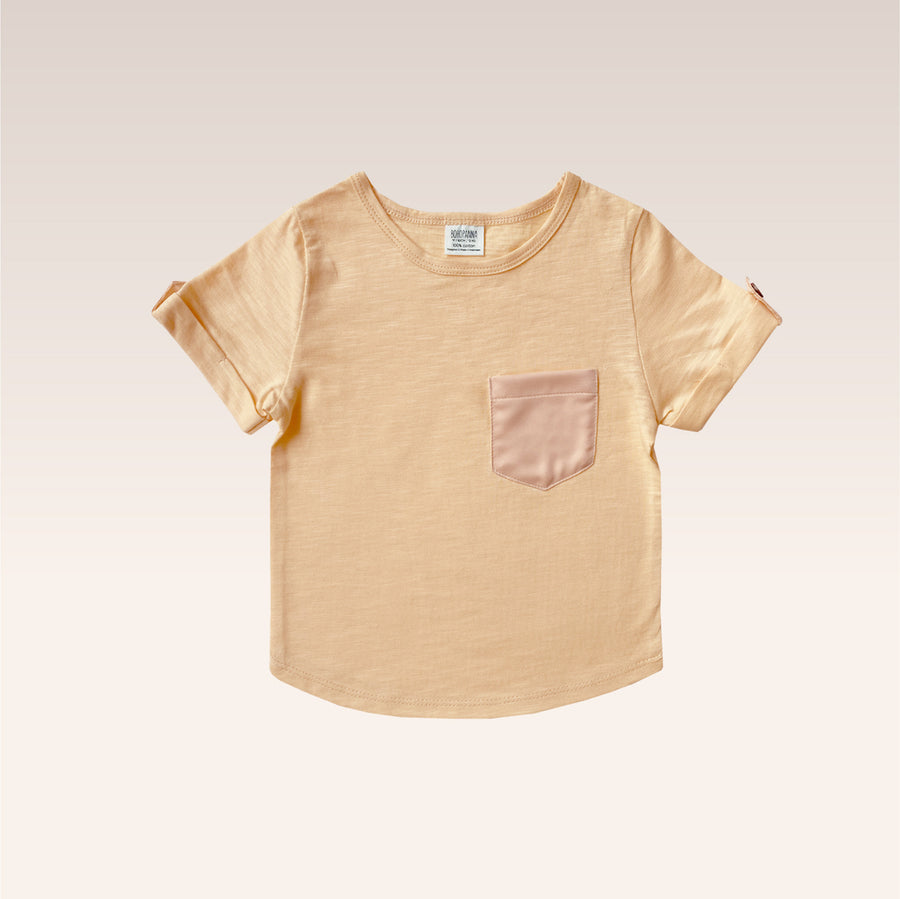 Apricot Lala Satin T-shirt
