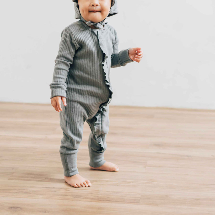 Beetle Sleepsuit Ruffle Zipper