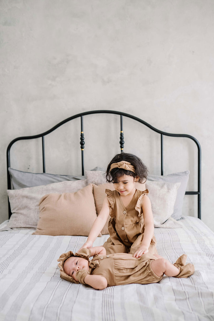 Choco Ruffle Bodysuit Overall