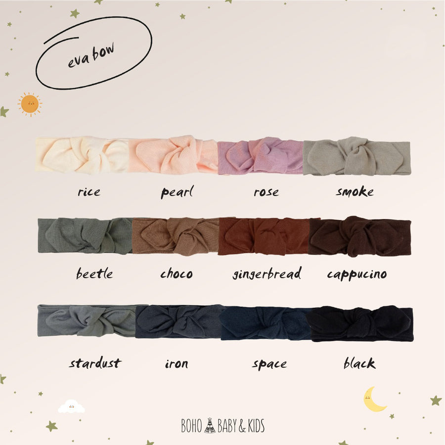 Cappucino Eva Bow Hair Band