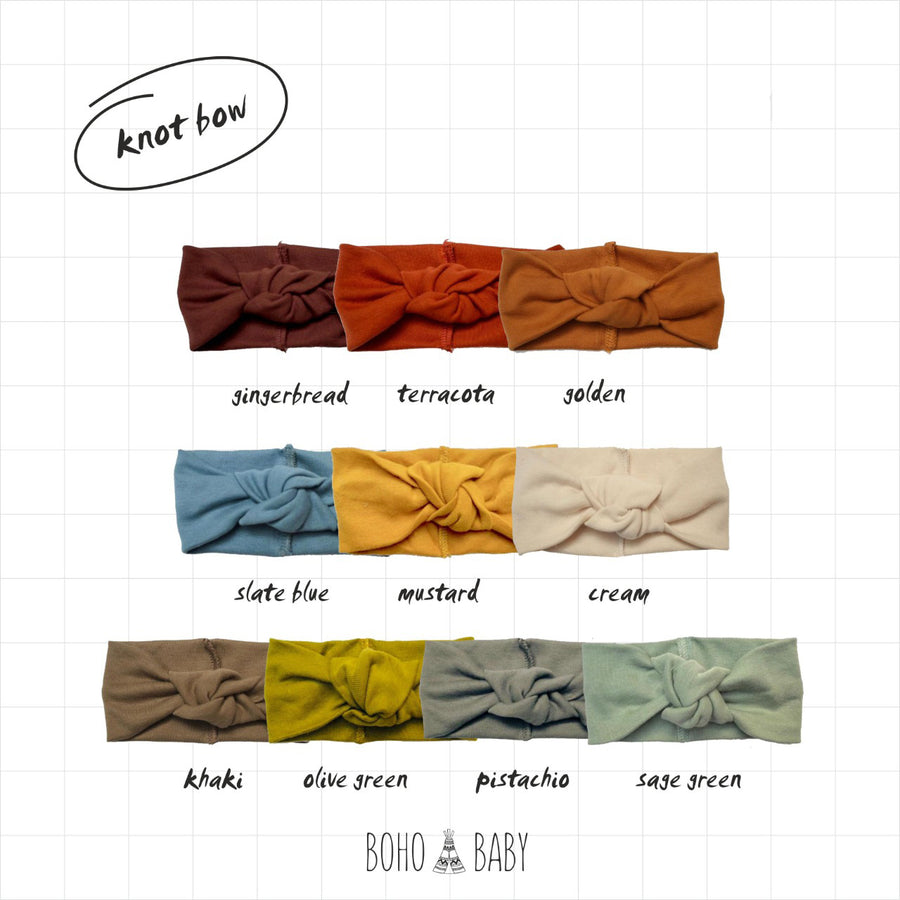 Beetle Knot Bow Hair Band
