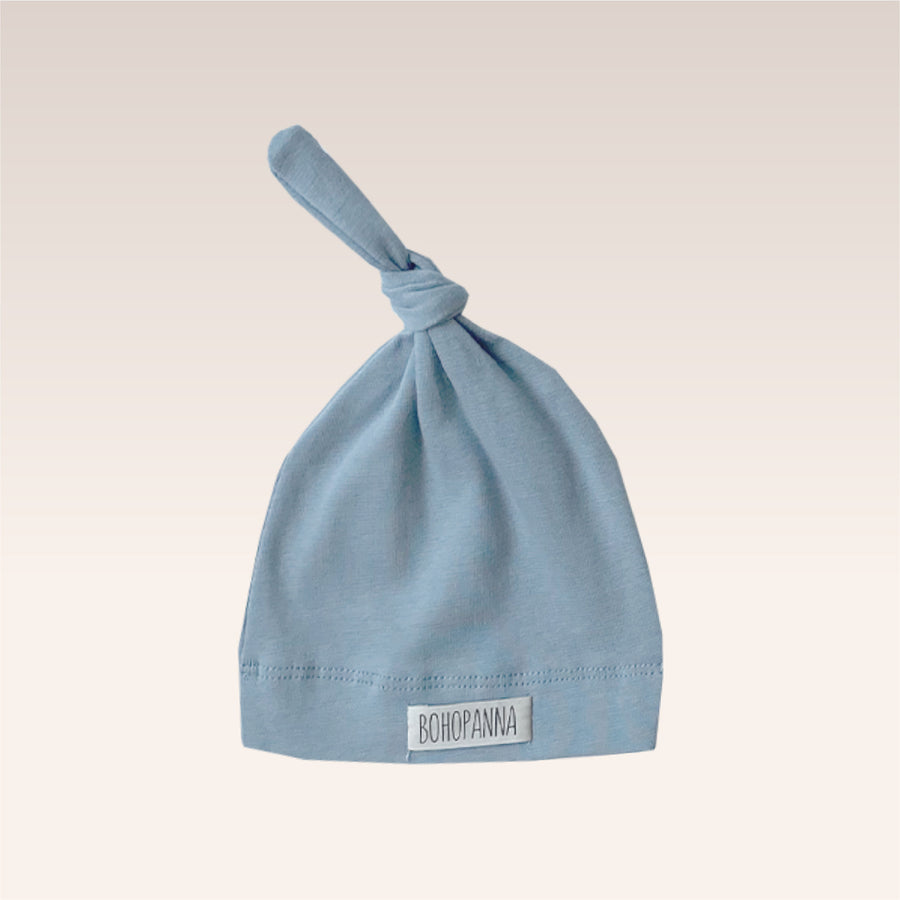 Dusk Blue Knot Hat