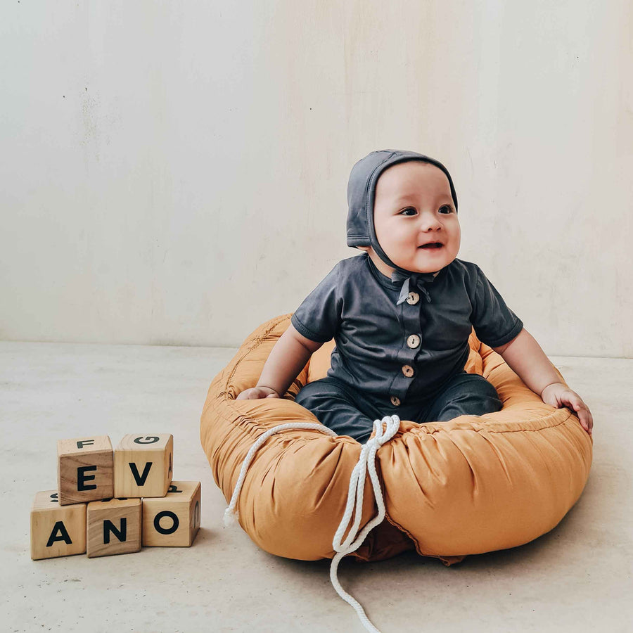 Iron Baby Bonnet