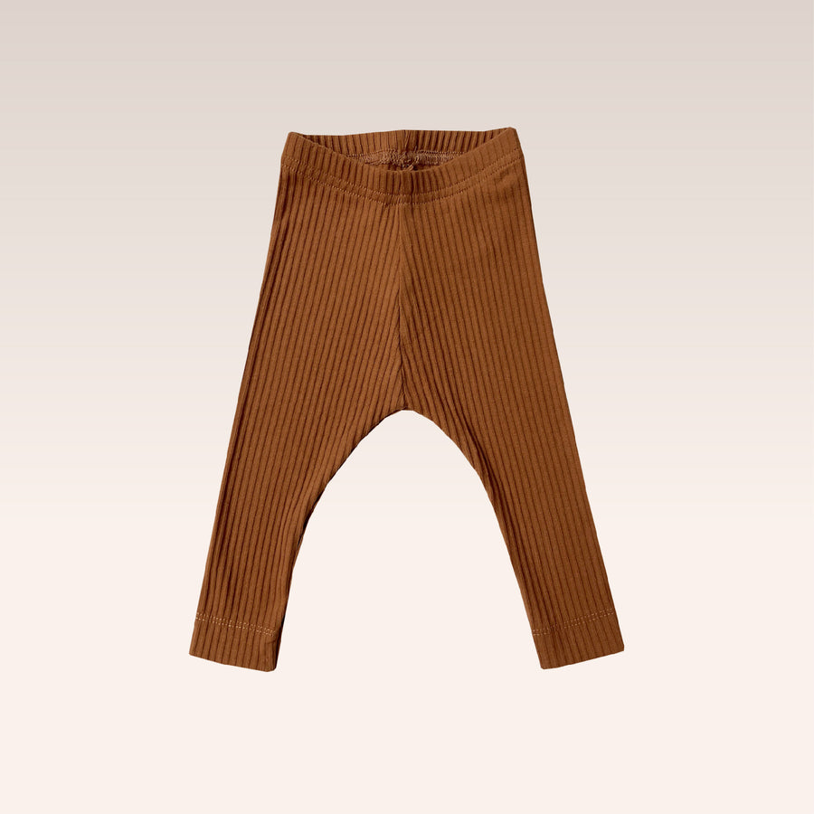 Caramel Ribbed Legging