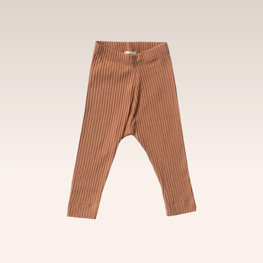 Clay Ribbed Legging