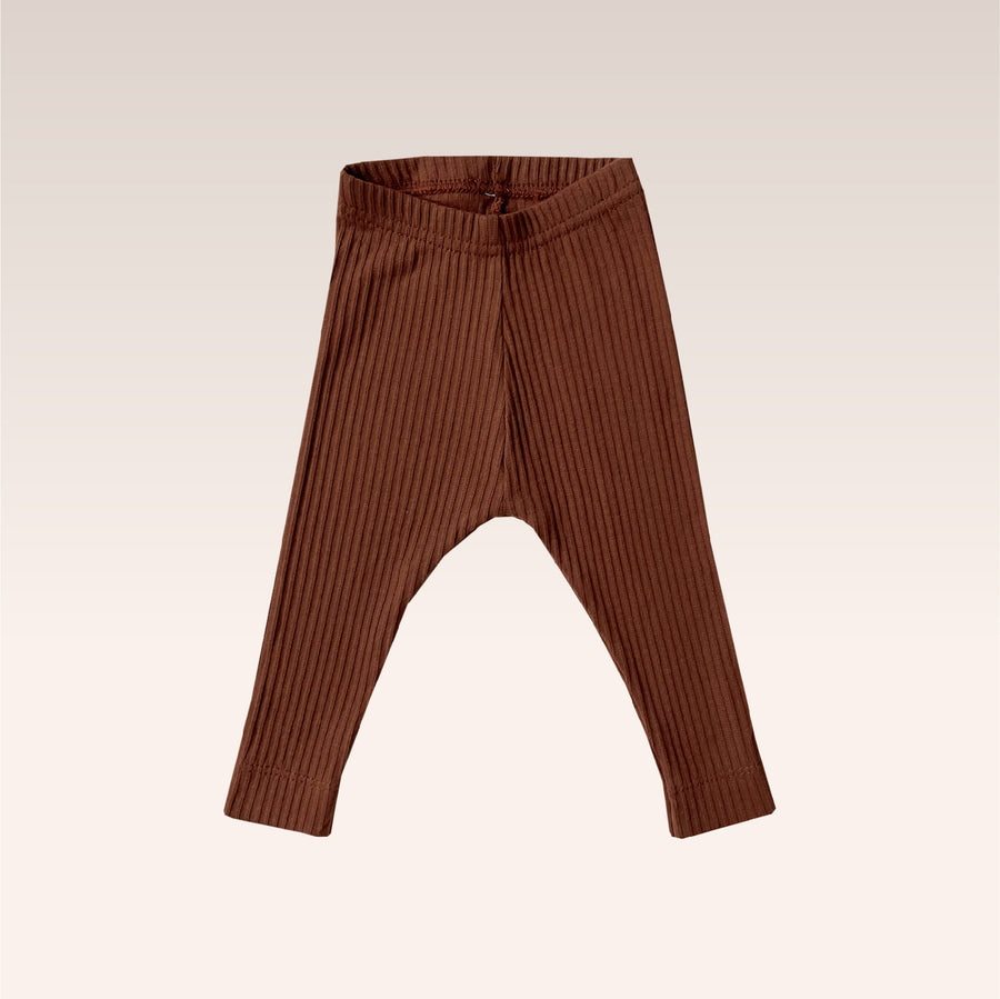 Gingerbread Ribbed Legging