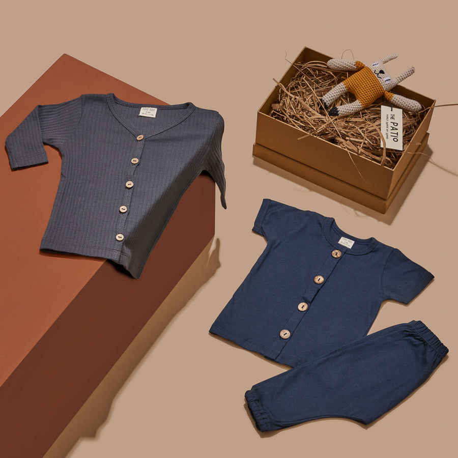 SPACE & IRON - Large Cardboard - BOY (0-6 mth)