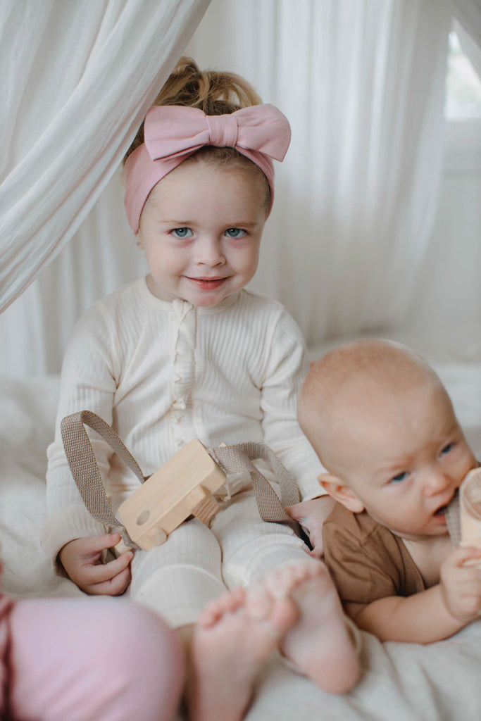 Rice Sleepsuit Ruffle Zipper