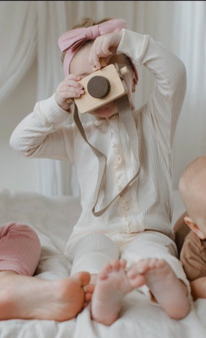 Rice Sleepsuit Ruffle Zipper