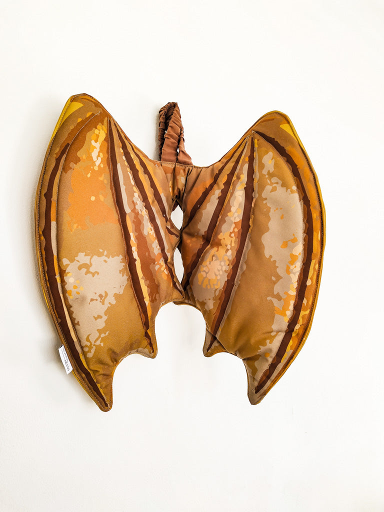 Brown Dragon Fabric Wings