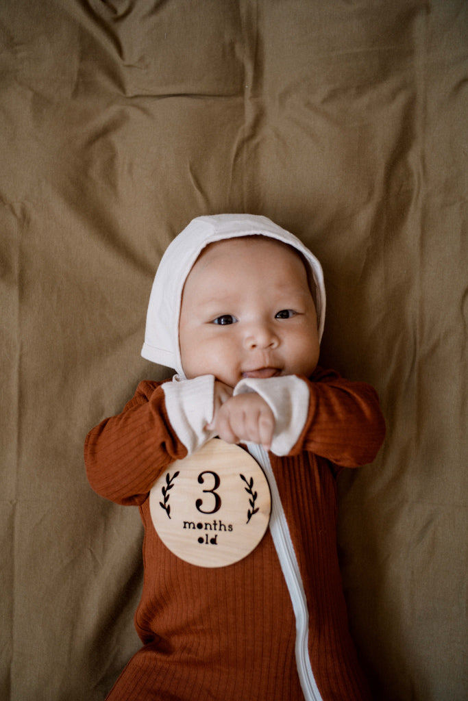 Gingerbread Sleepsuit Zipper