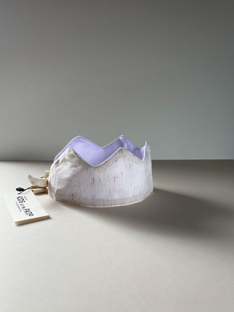 PARTY UNISEX CROWN - Spotted Off White