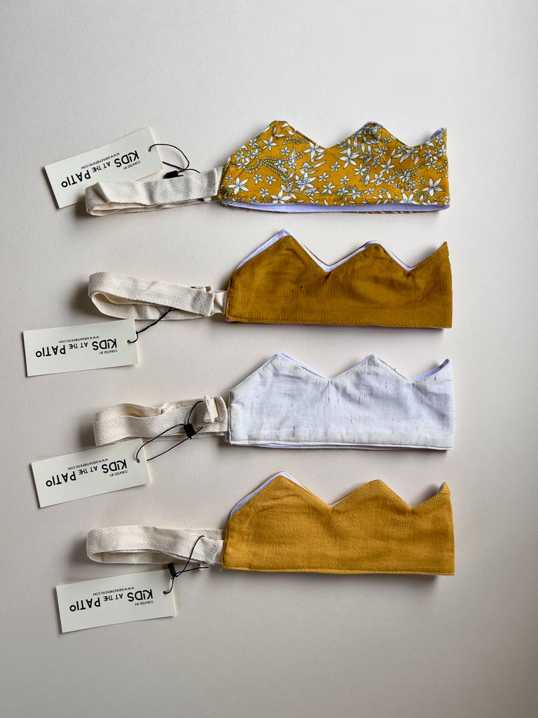 PARTY UNISEX CROWN - Corduroy Mustard