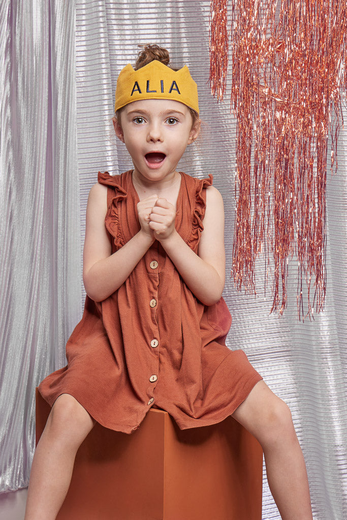 PARTY UNISEX CROWN - Honey Linen