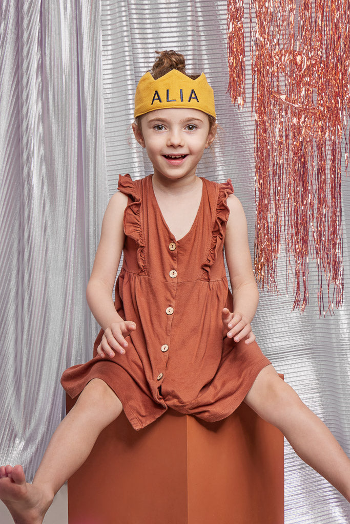 PARTY UNISEX CROWN - Honey Linen