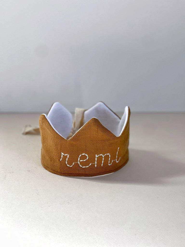 PARTY UNISEX CROWN - Caramel