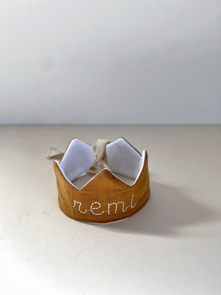 PARTY UNISEX CROWN - Caramel