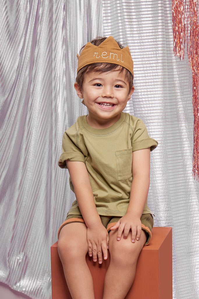 PARTY UNISEX CROWN - Caramel