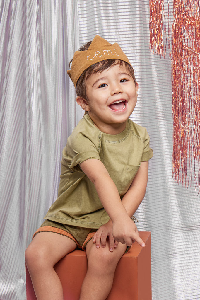 PARTY UNISEX CROWN - Caramel