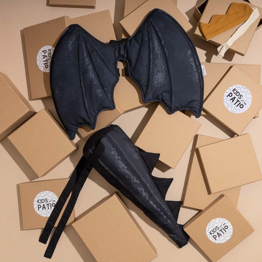 Black Dragon Gift - WINGS & TAIL