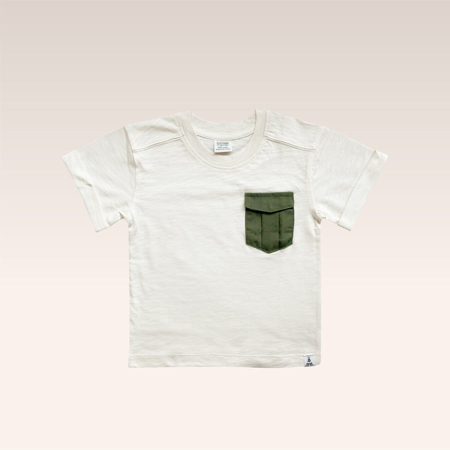 Sand dual pocket T-shirt