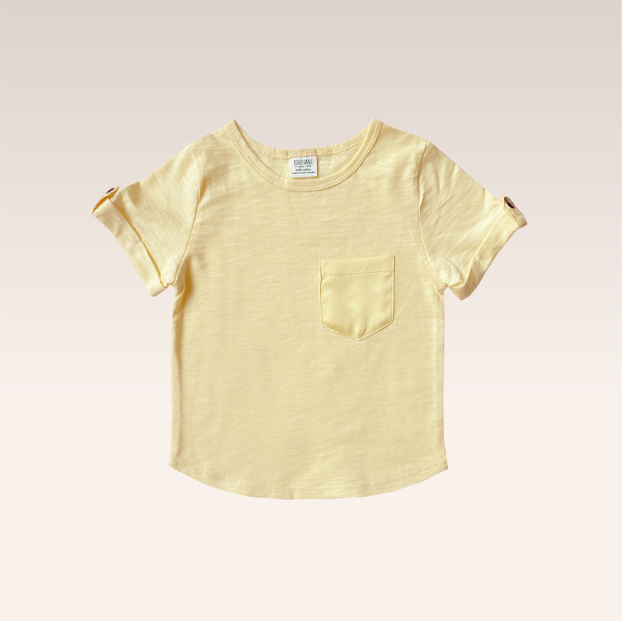 Yellow Lala Satin T-shirt